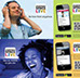 graphic design for the arts, direct mail campaign for Symphony Space in New York City