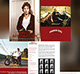 brochure catalog design about Bruce Springsteen for Morrison Hotel Gallery © Andrea LeHeup